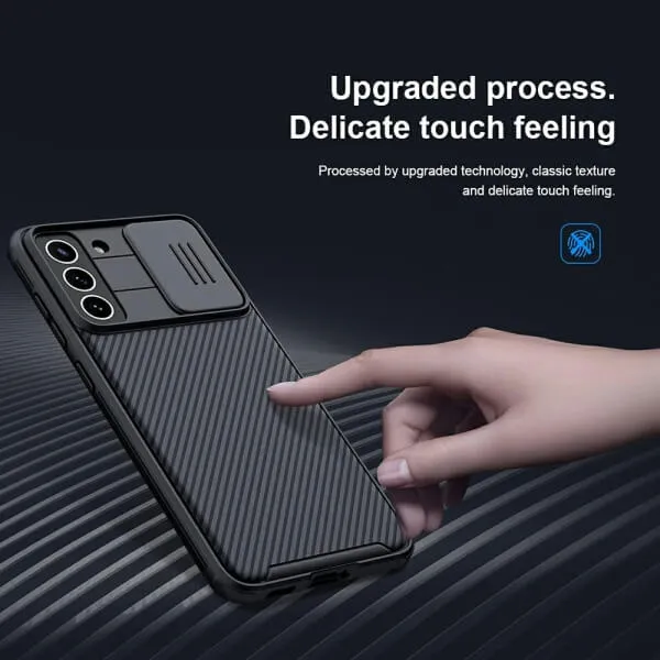 Nillkin Samsung Galaxy S22 Plus 5G Case, CamShield Series Slim Stylish Protective Case with Slide Camera Cover (Black)