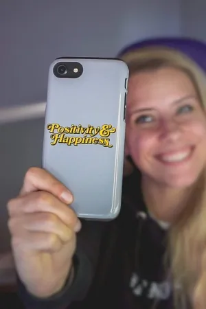 NOISYBUTTERS Exclusive 'Positivity & Happiness' Phone Case
