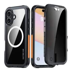 OAKTREE Full-Body Case with Built-in Privacy Screen Protector for iPhone 16 (6.1")