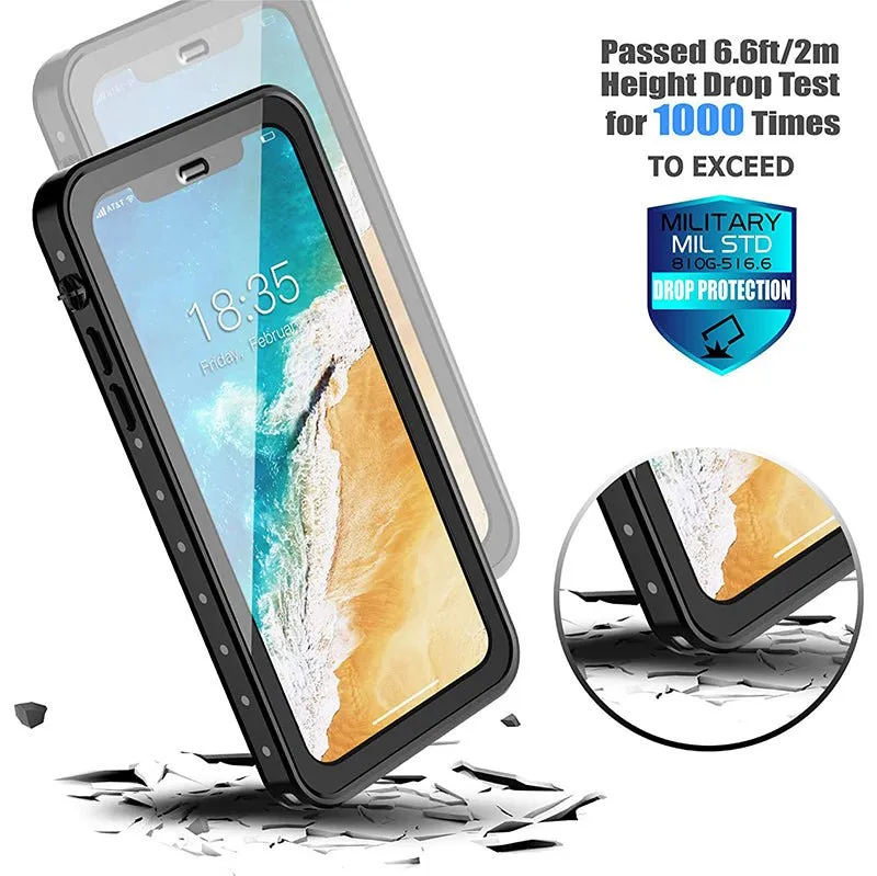 OAKTREE iPhone Xs Max WaterProof Shockproof Full-Body Rugged Case