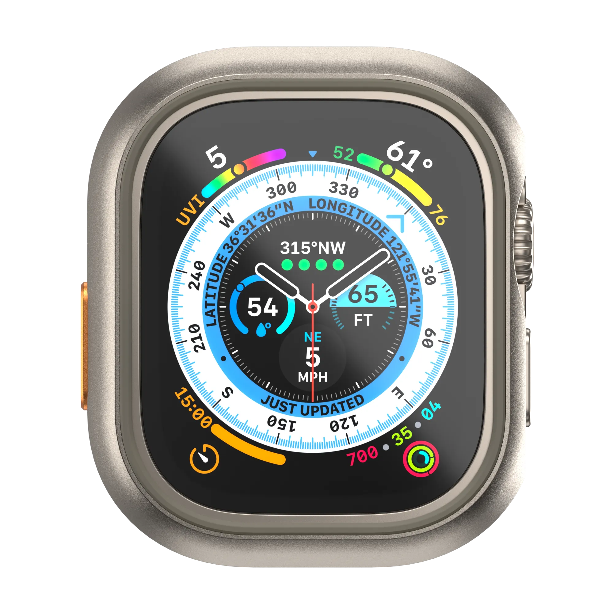 Odyssey Ultimate Edition - Aircraft-Grade Aluminum TPU Bumper Apple Watch Case
