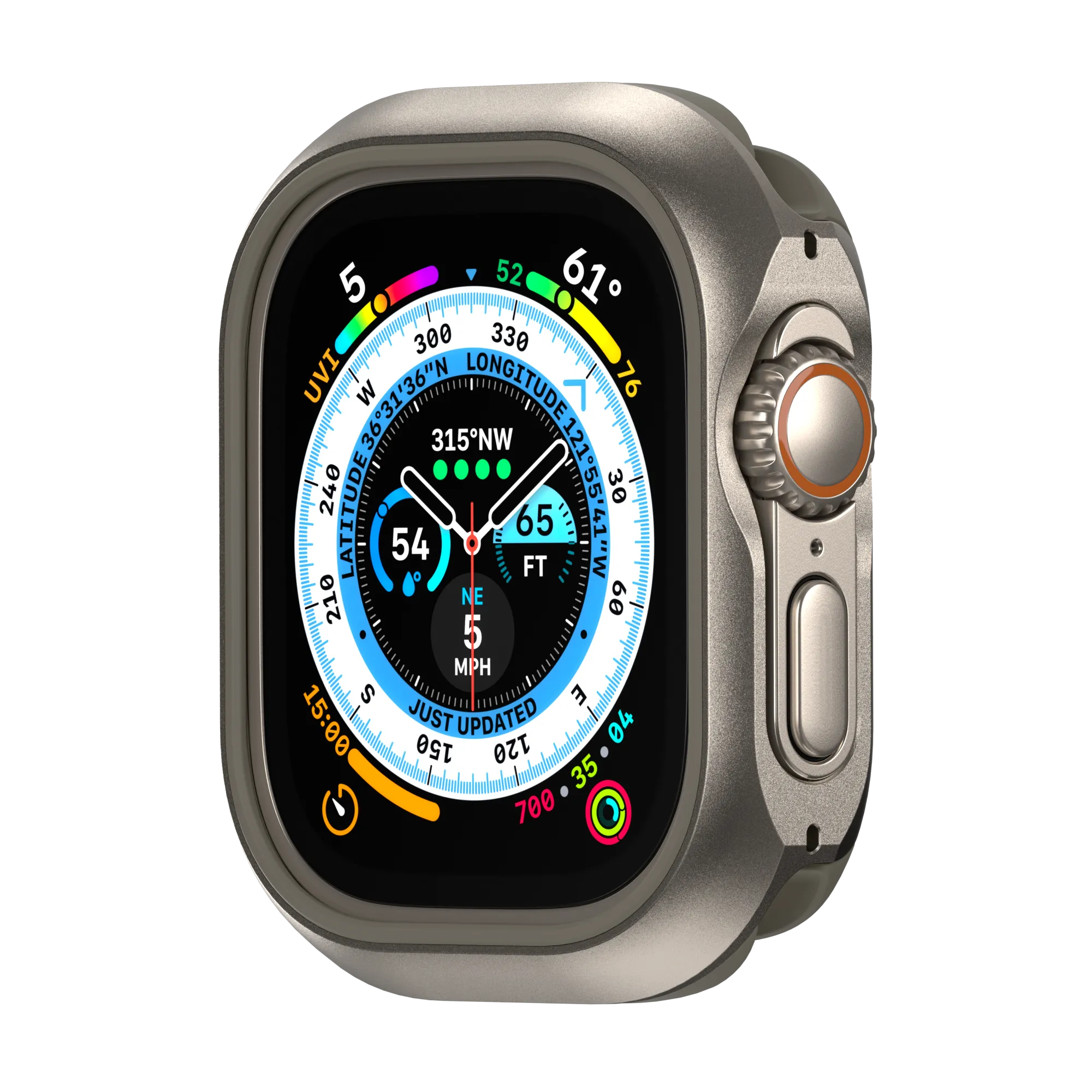 Odyssey Ultimate Edition - Aircraft-Grade Aluminum TPU Bumper Apple Watch Case