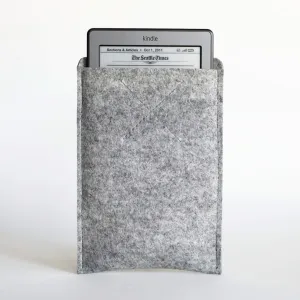 Old Calgary Organic Wool Felt Amazon Kindle Fire Oxford Sleeve Case - Concrete
