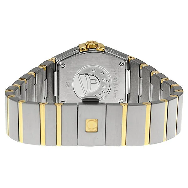 Omega Constellation Diamond Yellow Gold Dial Two-Tone Steel Ladies Watch 12325276058001
