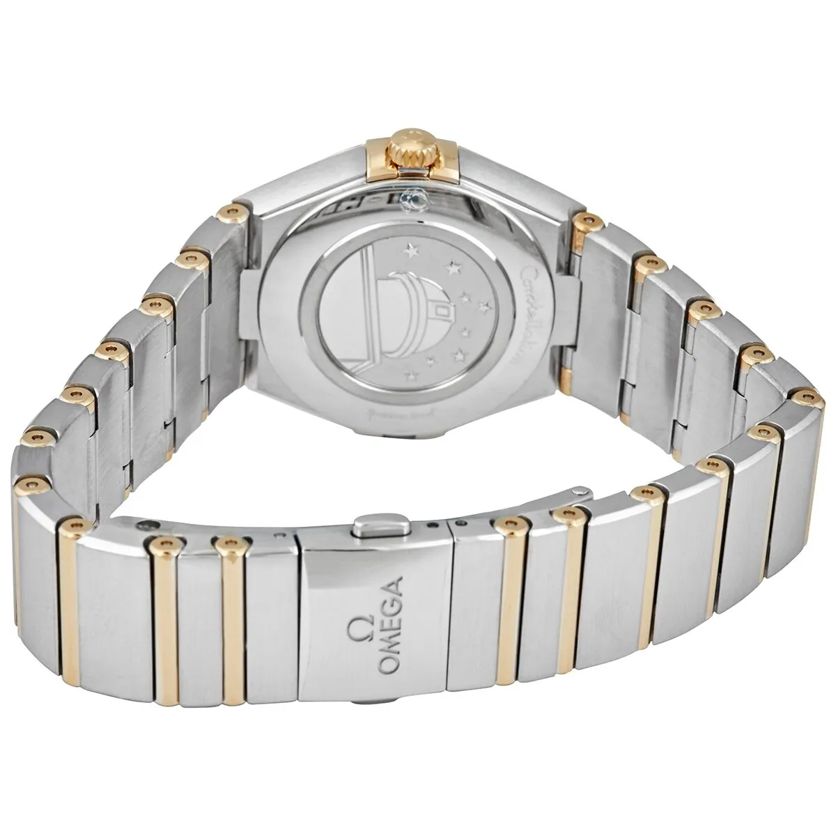 Omega Constellation Manhattan Quartz Diamond White Mother of Pearl Dial Ladies Watch 131.20.28.60.55.002