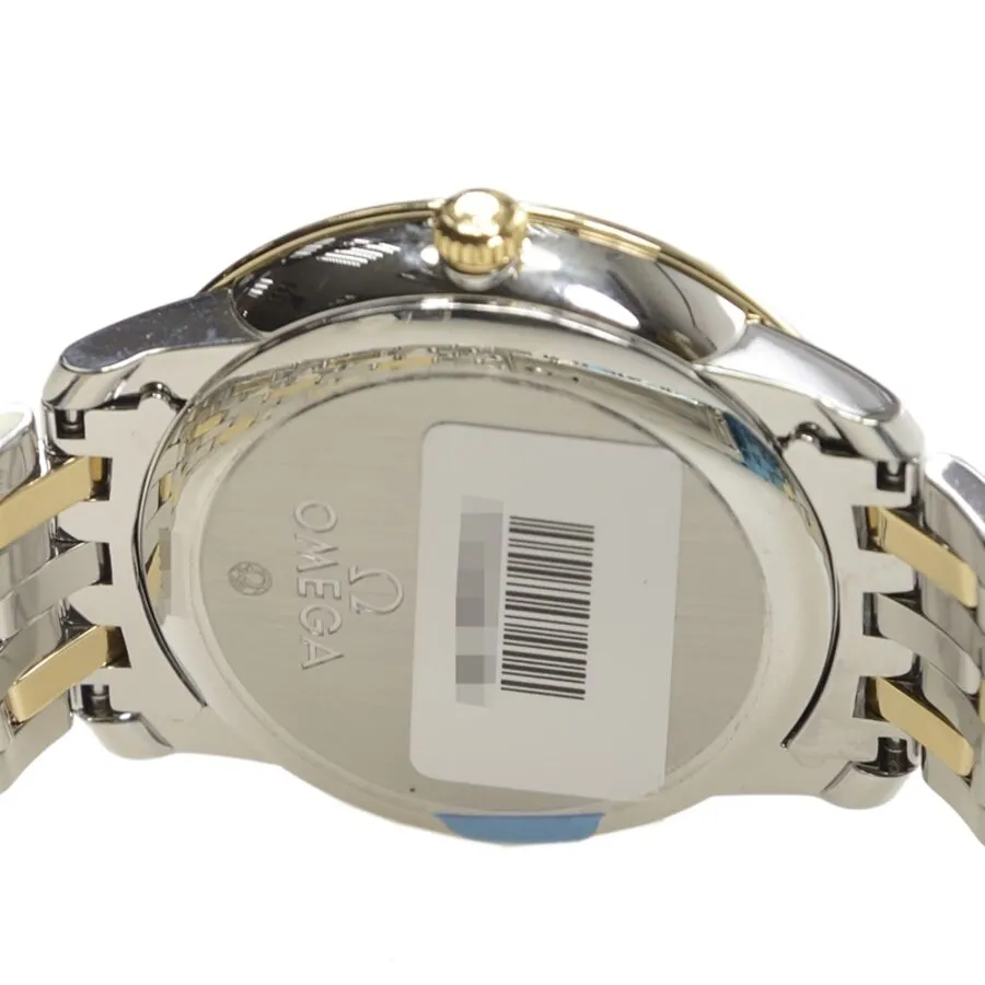 Omega De Ville Prestige Champagne Dial Ladies Two Tone Watch 424.25.37.20.58.001
