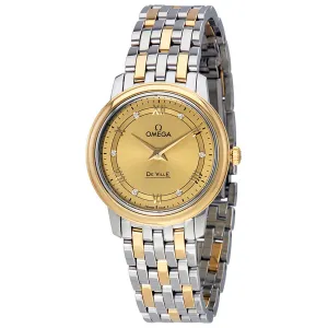 Omega De Ville Prestige Champagne Dial Ladies Watch 424.20.27.60.58.003