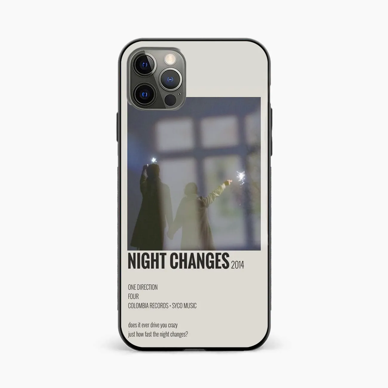 One Direction Midnight Changes Spotify Glass Phone Case Cover