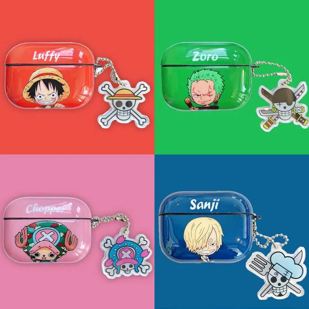 One Piece AirPod Case Cool Anime AirPod Case Luffy Zoro AirPods Case