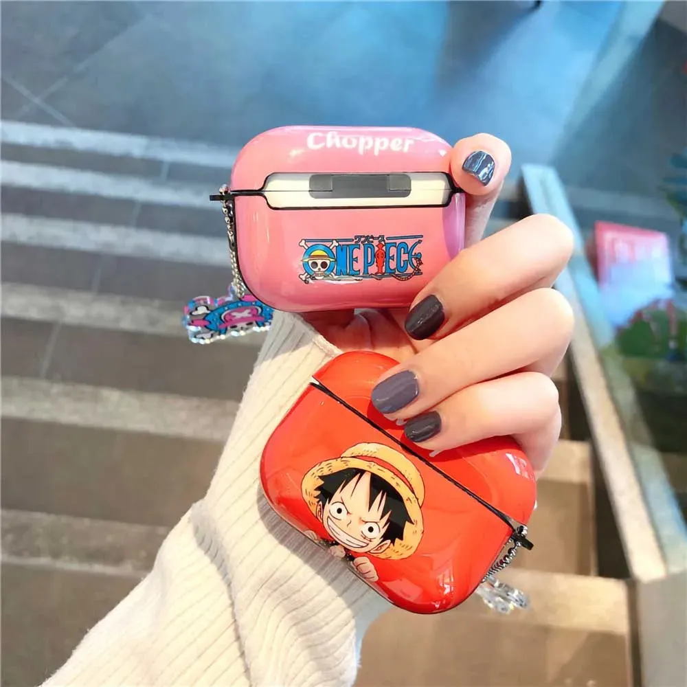 One Piece AirPod Case Cool Anime AirPod Case Luffy Zoro AirPods Case
