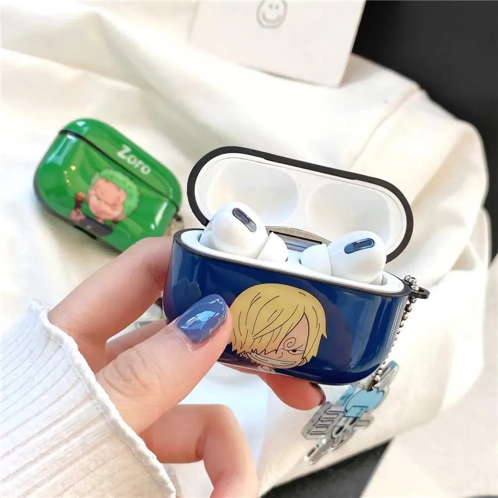One Piece AirPod Case Cool Anime AirPod Case Luffy Zoro AirPods Case
