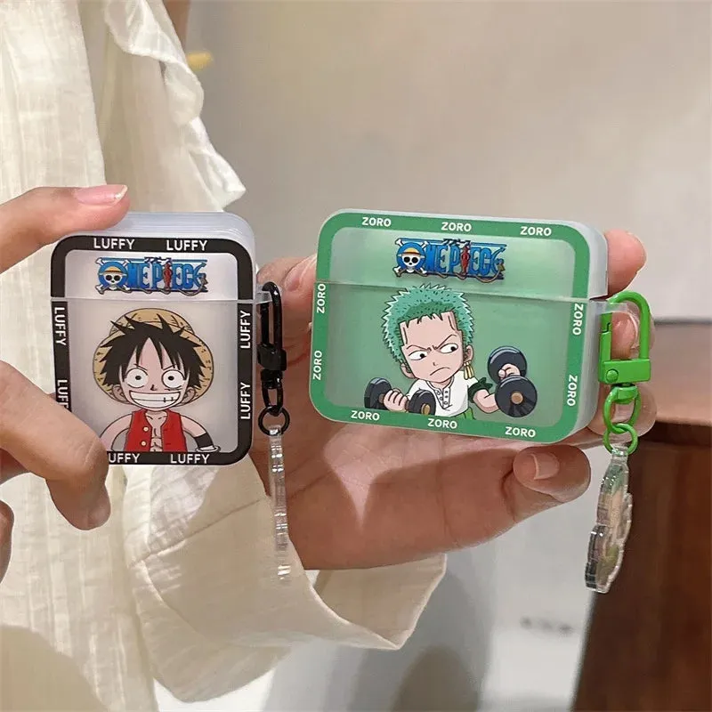 One Piece AirPod Case Cool Anime AirPod Case Luffy Zoro AirPods Case