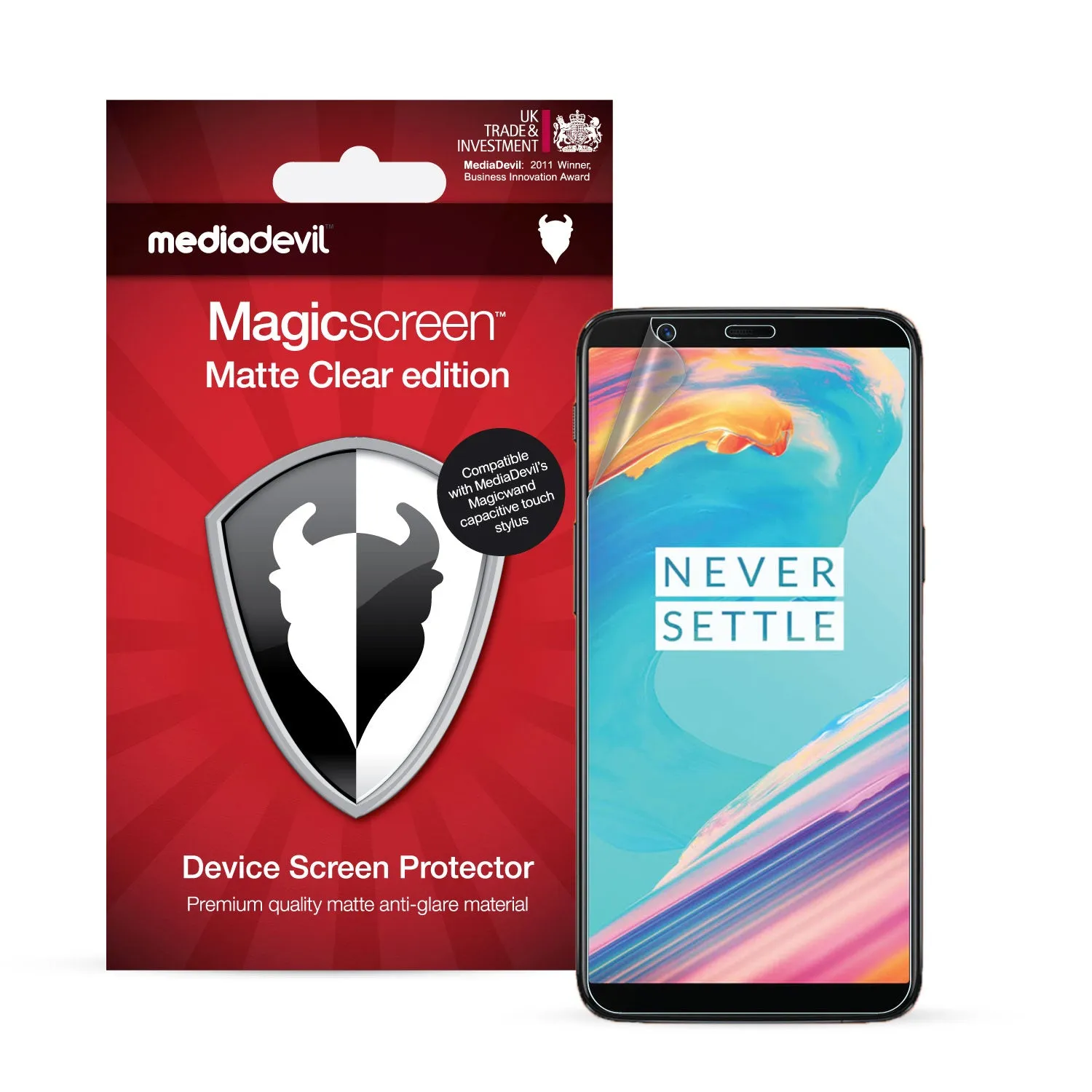 OnePlus 5T Screen Protector (Matte, Anti-Glare)