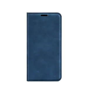 Oppo A57s / A57 Leather Case Flip Cover with Card Slots - Blue