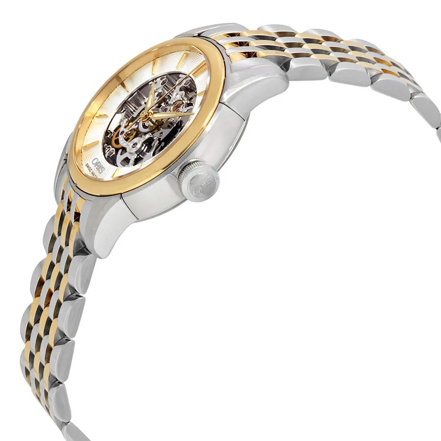 Oris Skeleton Automatic Silver Dial Ladies Watch 01 560 7687 4351-07 8 14 78