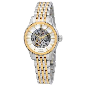Oris Skeleton Automatic Silver Dial Ladies Watch 01 560 7687 4351-07 8 14 78