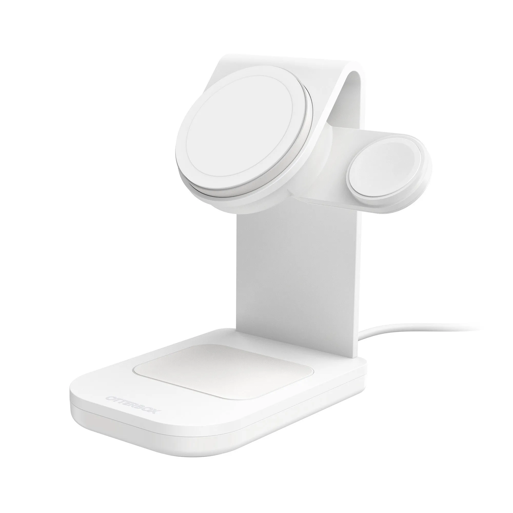 Otterbox 3-in-1 Charging Station Made for MagSafe w/ Apple Watch Charger   Airpods - White - 15-10678