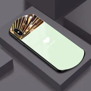 Oval Mirrored Phone Case For iPhone X XR XS 11 12