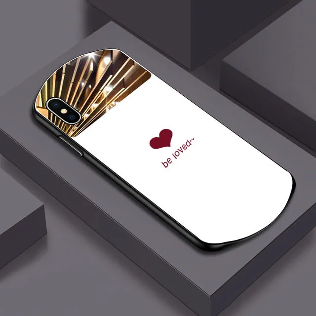 Oval Mirrored Phone Case For iPhone X XR XS 11 12