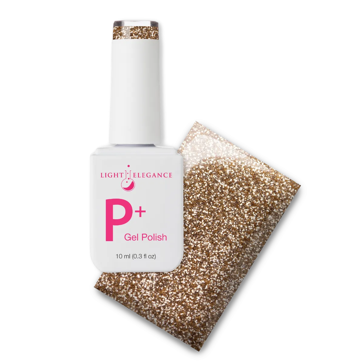 P  Gold Glitter Gel Polish 10 ml
