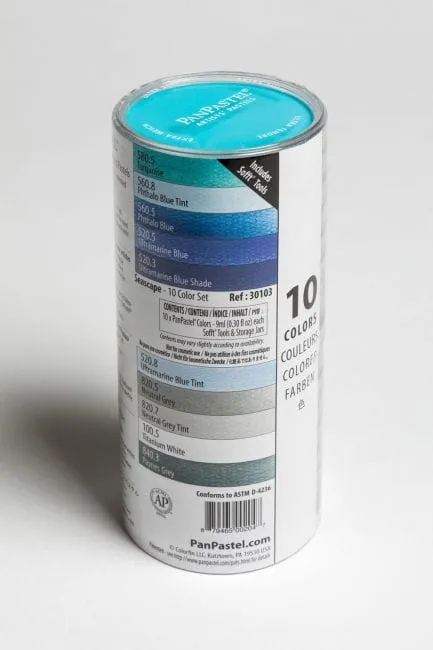 PanPastel - Artist Pastels - 10 Colour Set - Seascape