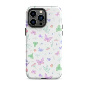 Pastel Butterflies iPhone case