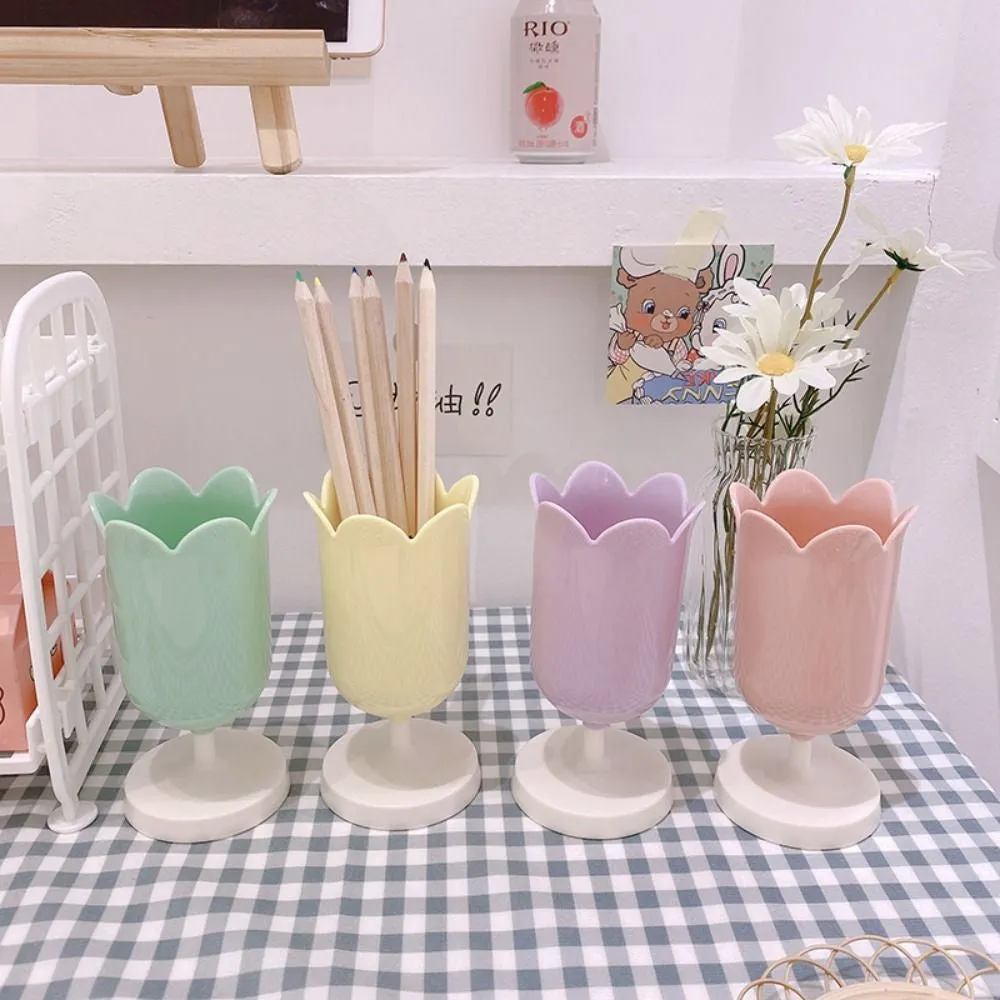 Pastel Tulip Pen Holder