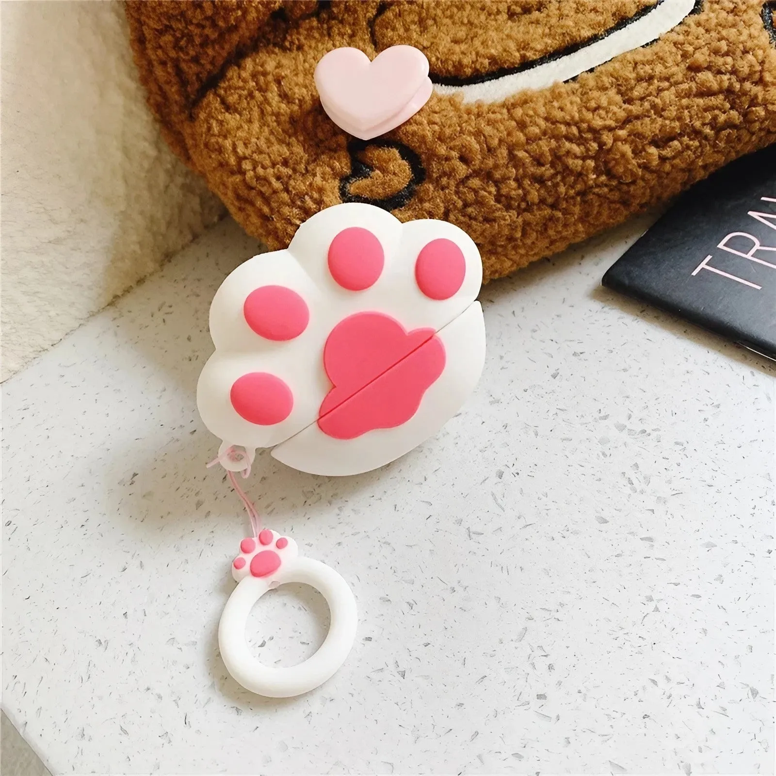 Paw AirPods Case Cute Cartoon Cat Paw For Apple Earphone Case