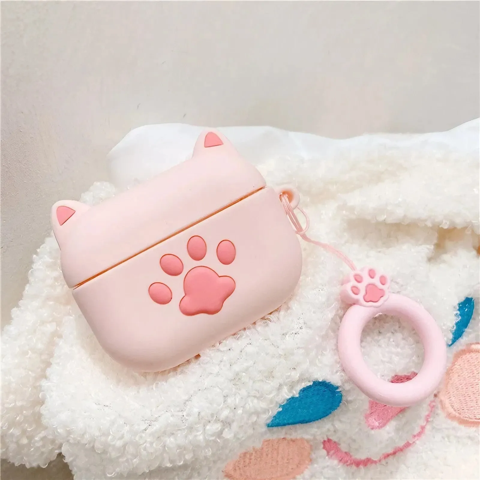 Paw AirPods Case Cute Cartoon Cat Paw For Apple Earphone Case