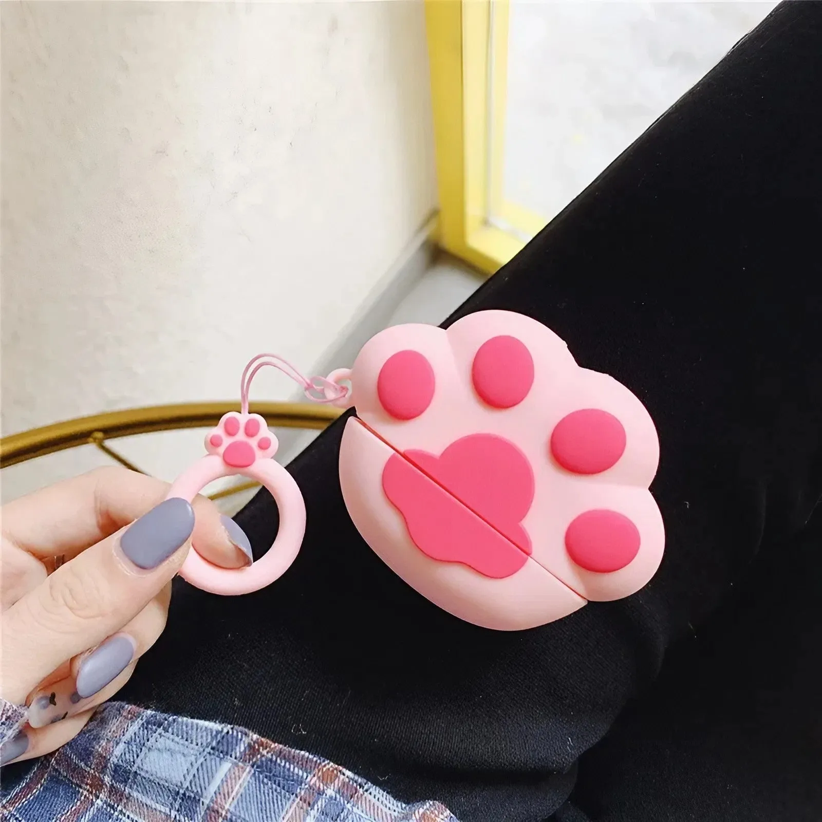 Paw AirPods Case Cute Cartoon Cat Paw For Apple Earphone Case