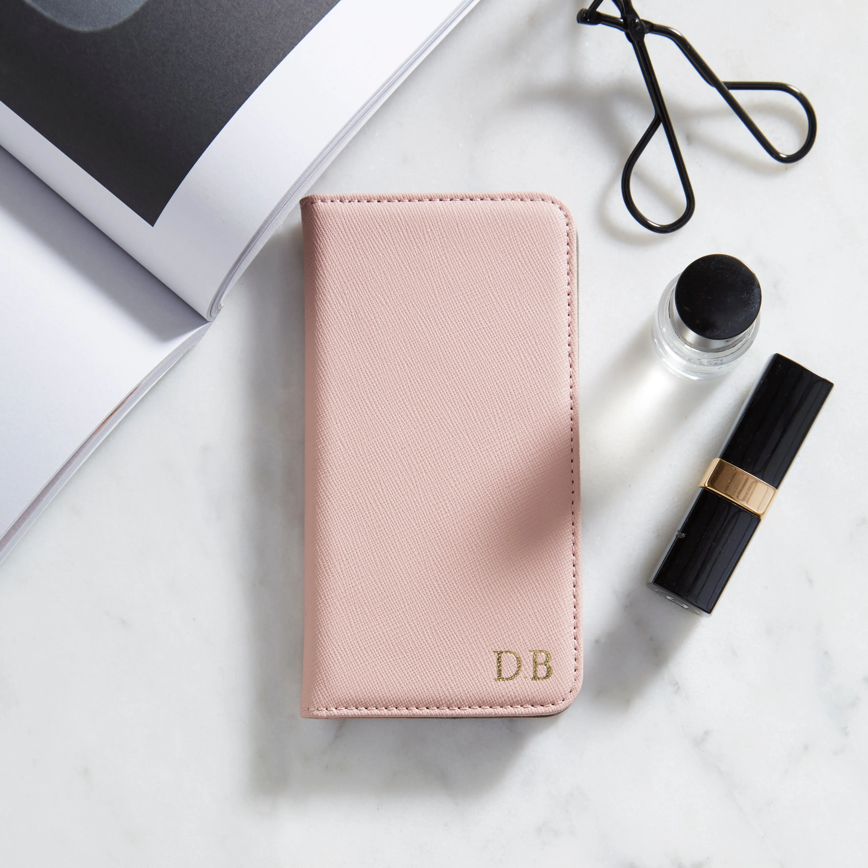 Personalised Flip Phone Case | Blush