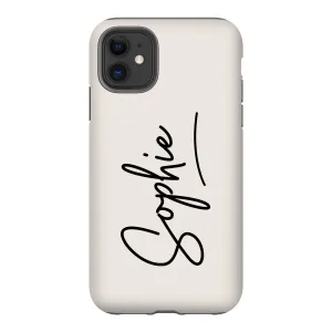 Personalised Phone Case | Signature in Vanilla