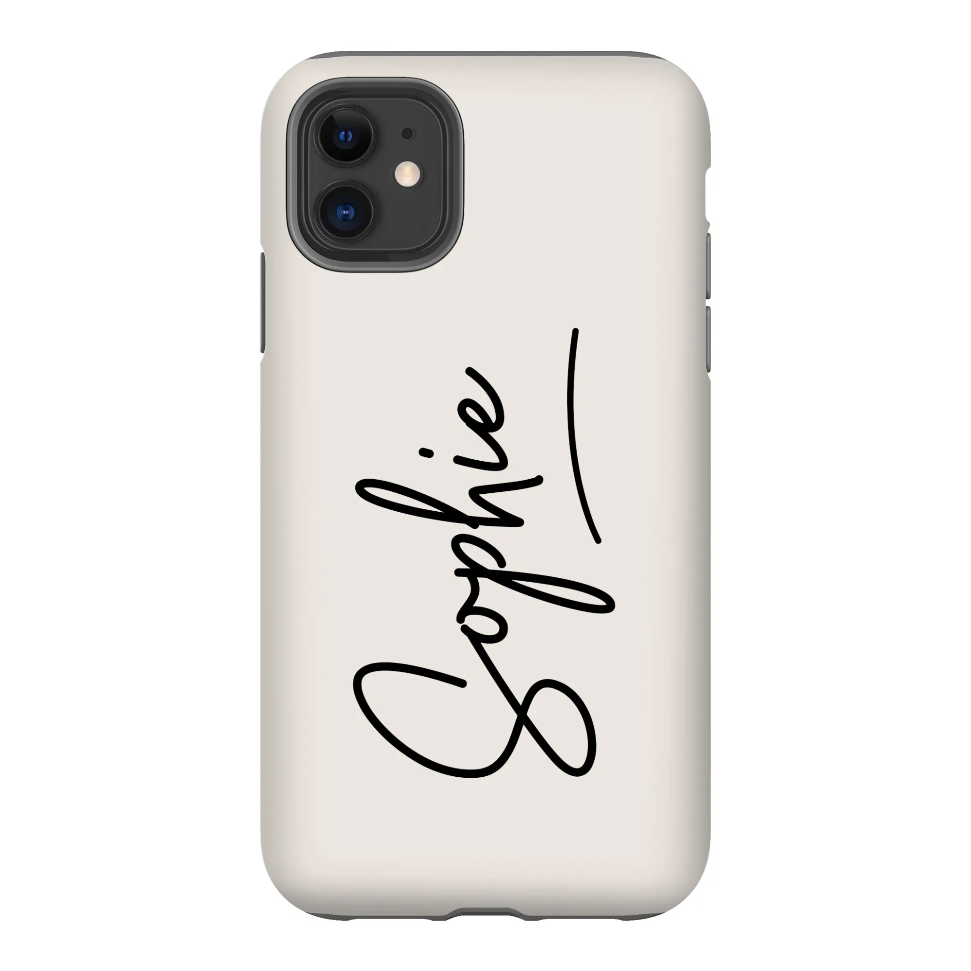 Personalised Phone Case | Signature in Vanilla