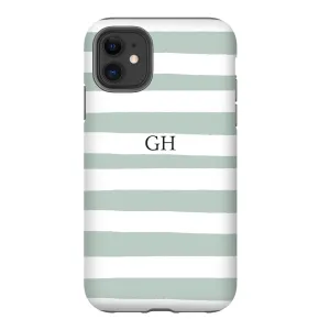 Personalised Phone Case | Sorrento Stripe in Sage