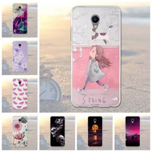 Phone Case For Meizu M5 Note Cases Back Cover for Meizu M 5 Note Covers Silicone Phone Bags Blue Charm Note 5 Fashion TPU Shell