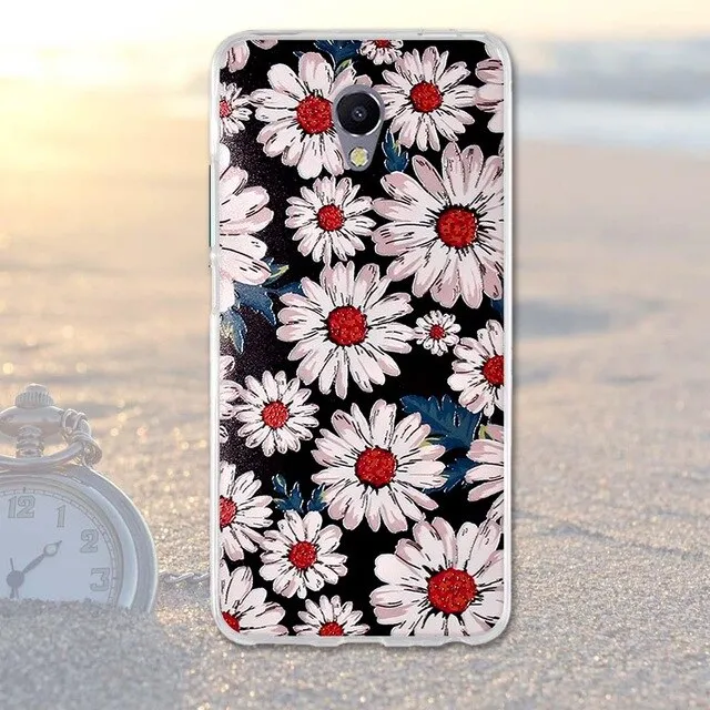 Phone Case For Meizu M5 Note Cases Back Cover for Meizu M 5 Note Covers Silicone Phone Bags Blue Charm Note 5 Fashion TPU Shell