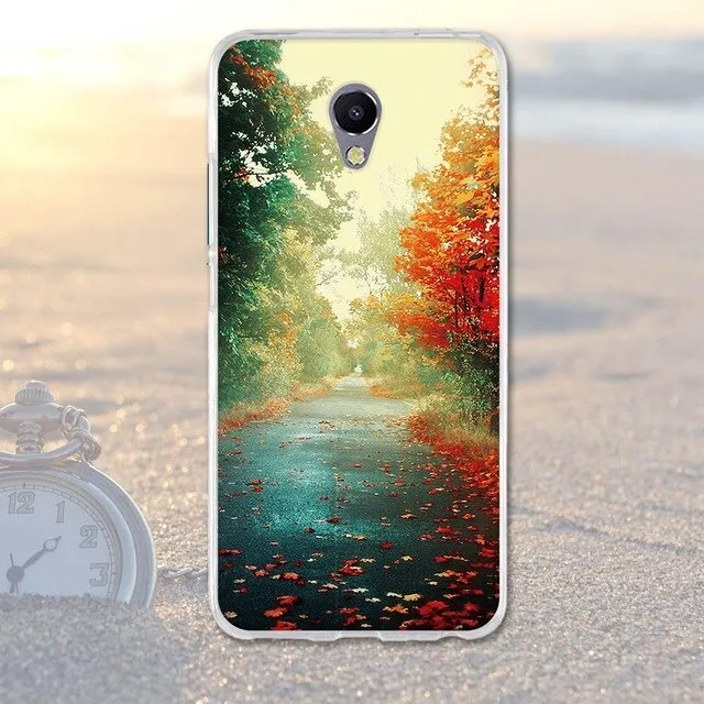 Phone Case For Meizu M5 Note Cases Back Cover for Meizu M 5 Note Covers Silicone Phone Bags Blue Charm Note 5 Fashion TPU Shell