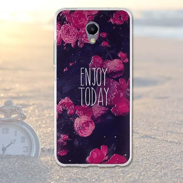 Phone Case For Meizu M5 Note Cases Back Cover for Meizu M 5 Note Covers Silicone Phone Bags Blue Charm Note 5 Fashion TPU Shell