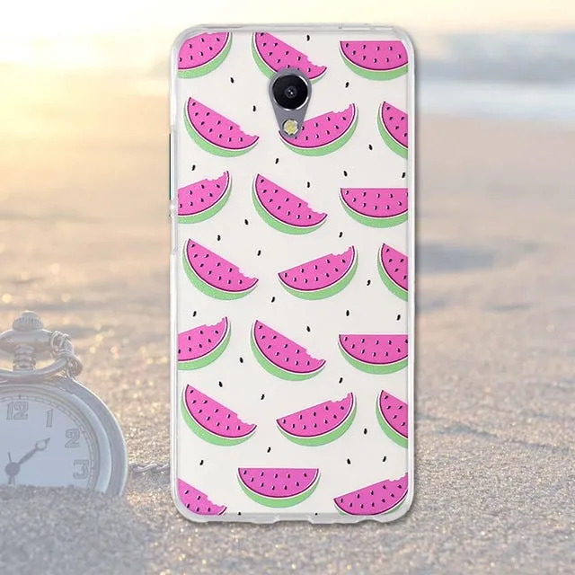 Phone Case For Meizu M5 Note Cases Back Cover for Meizu M 5 Note Covers Silicone Phone Bags Blue Charm Note 5 Fashion TPU Shell