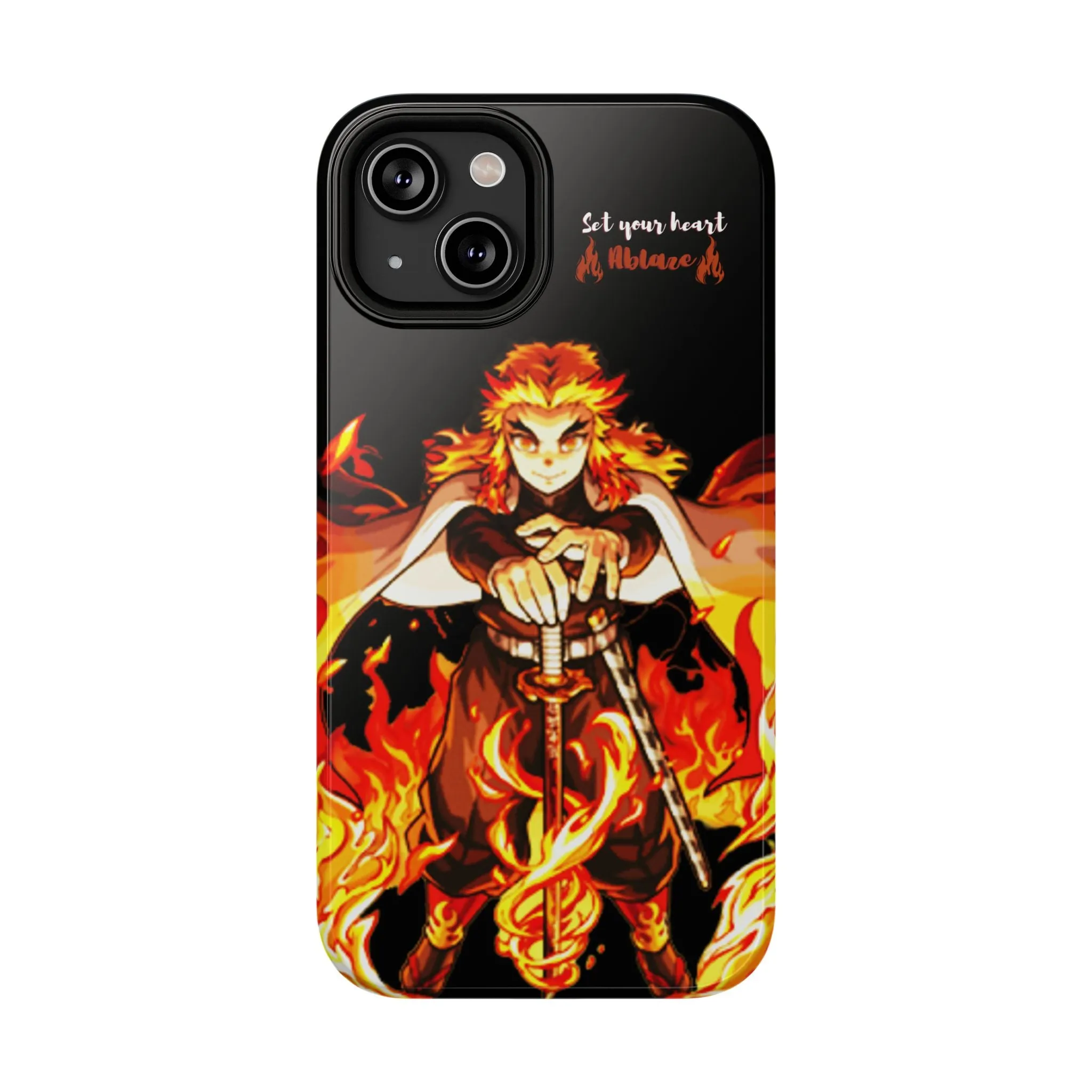 Phone Case - Rengoku Set Your Heart Ablaze