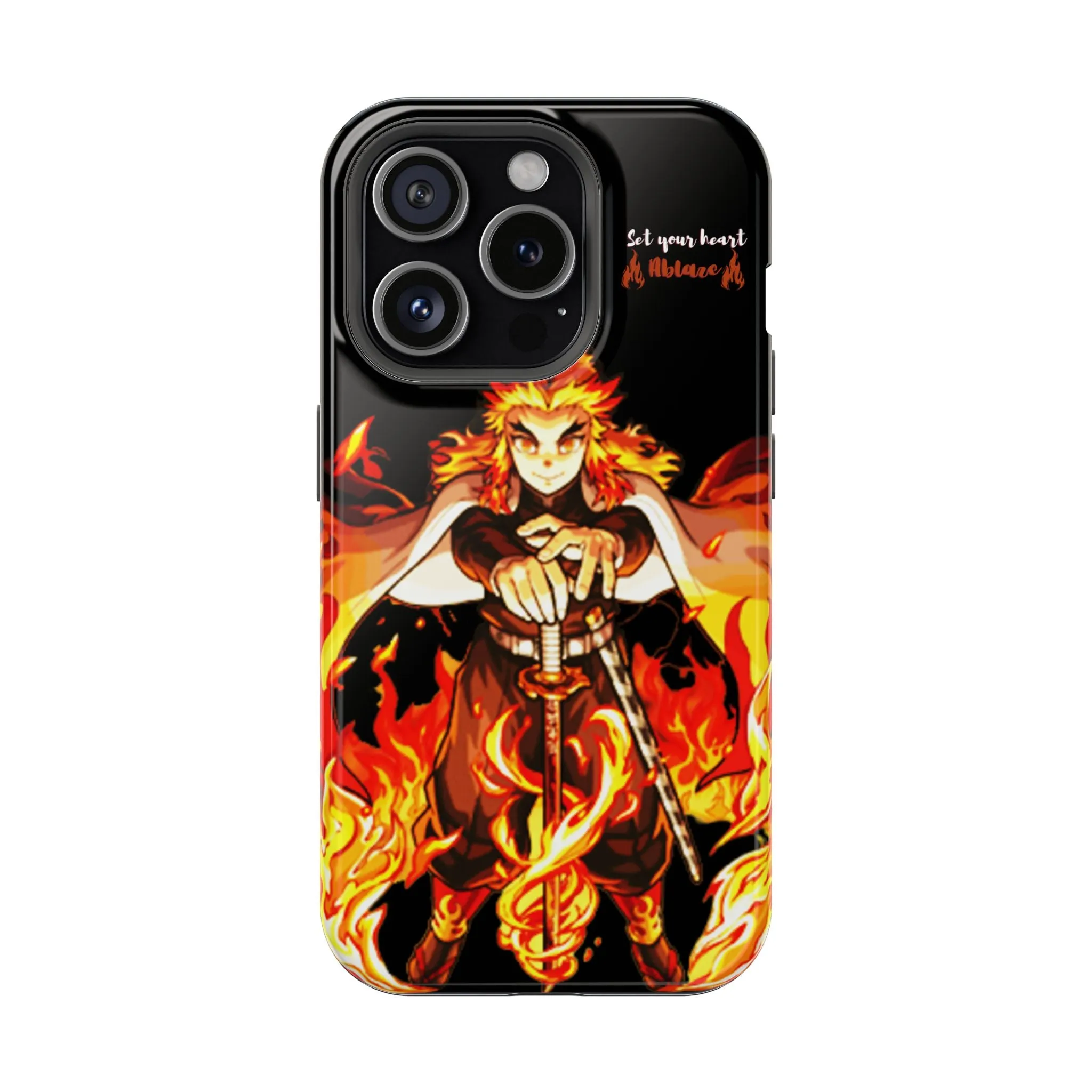 Phone Case - Rengoku Set Your Heart Ablaze
