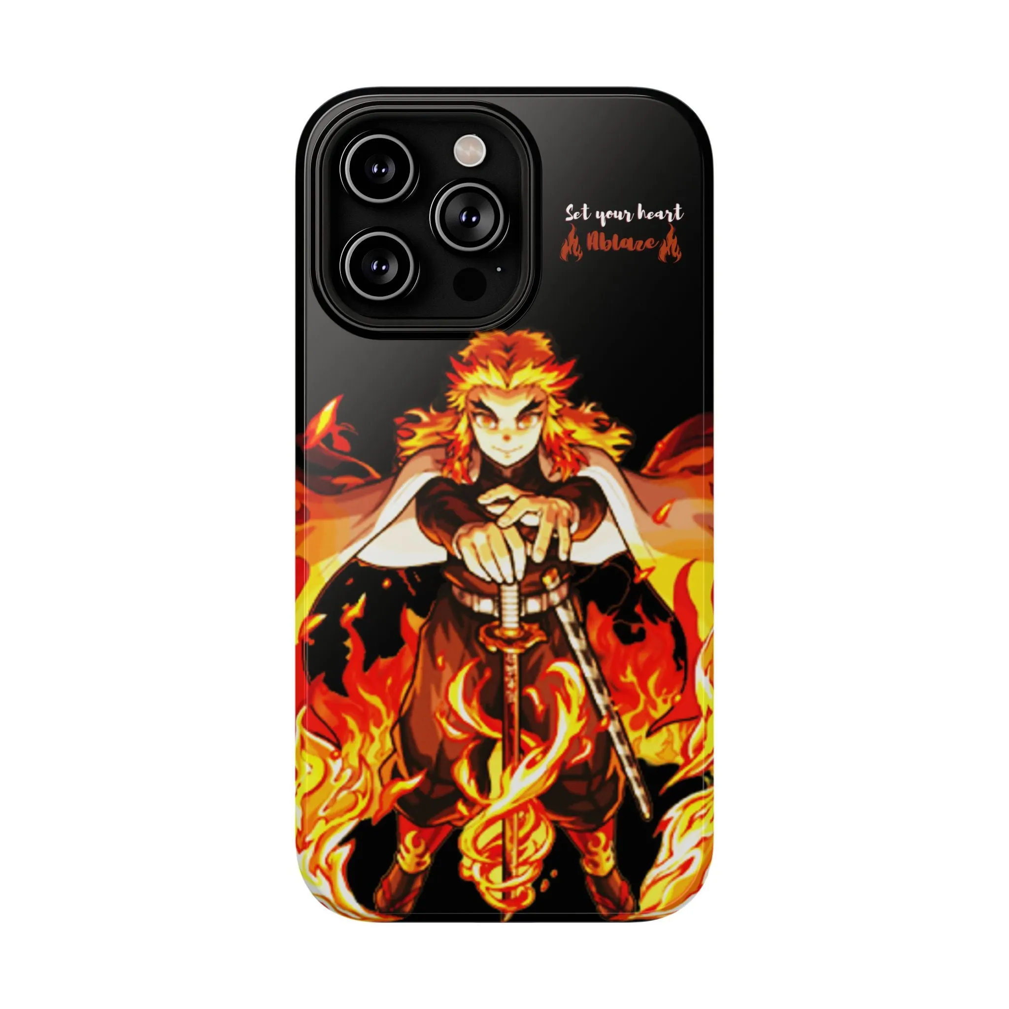 Phone Case - Rengoku Set Your Heart Ablaze