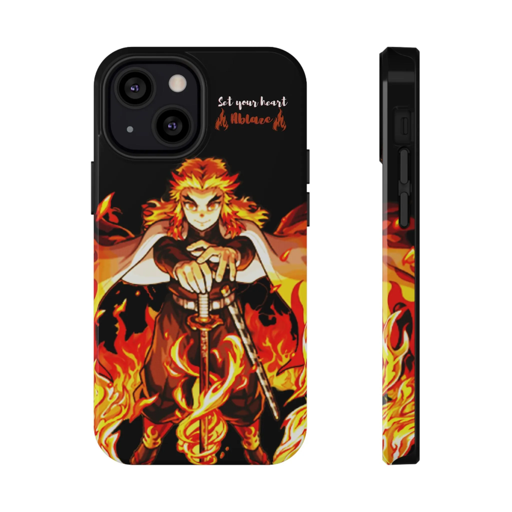 Phone Case - Rengoku Set Your Heart Ablaze