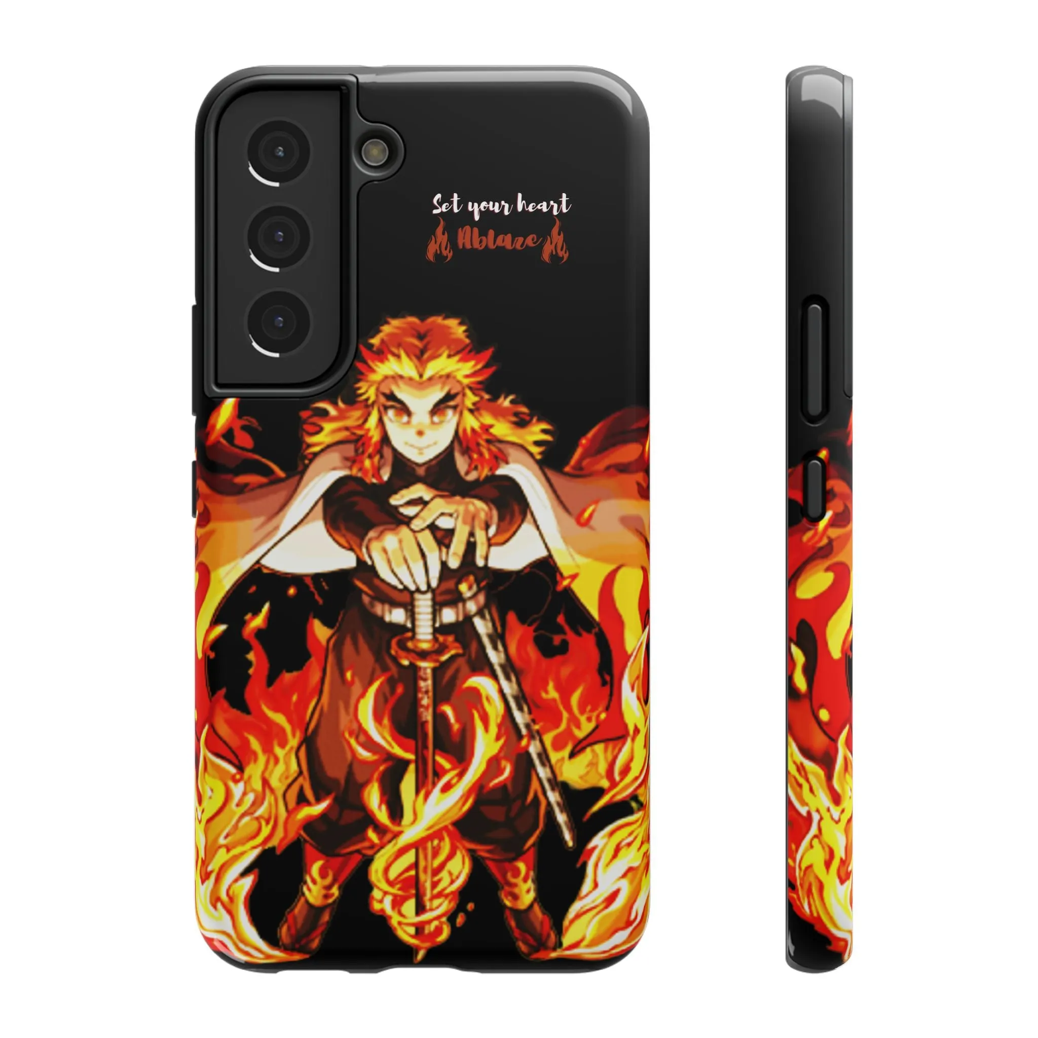 Phone Case - Rengoku Set Your Heart Ablaze