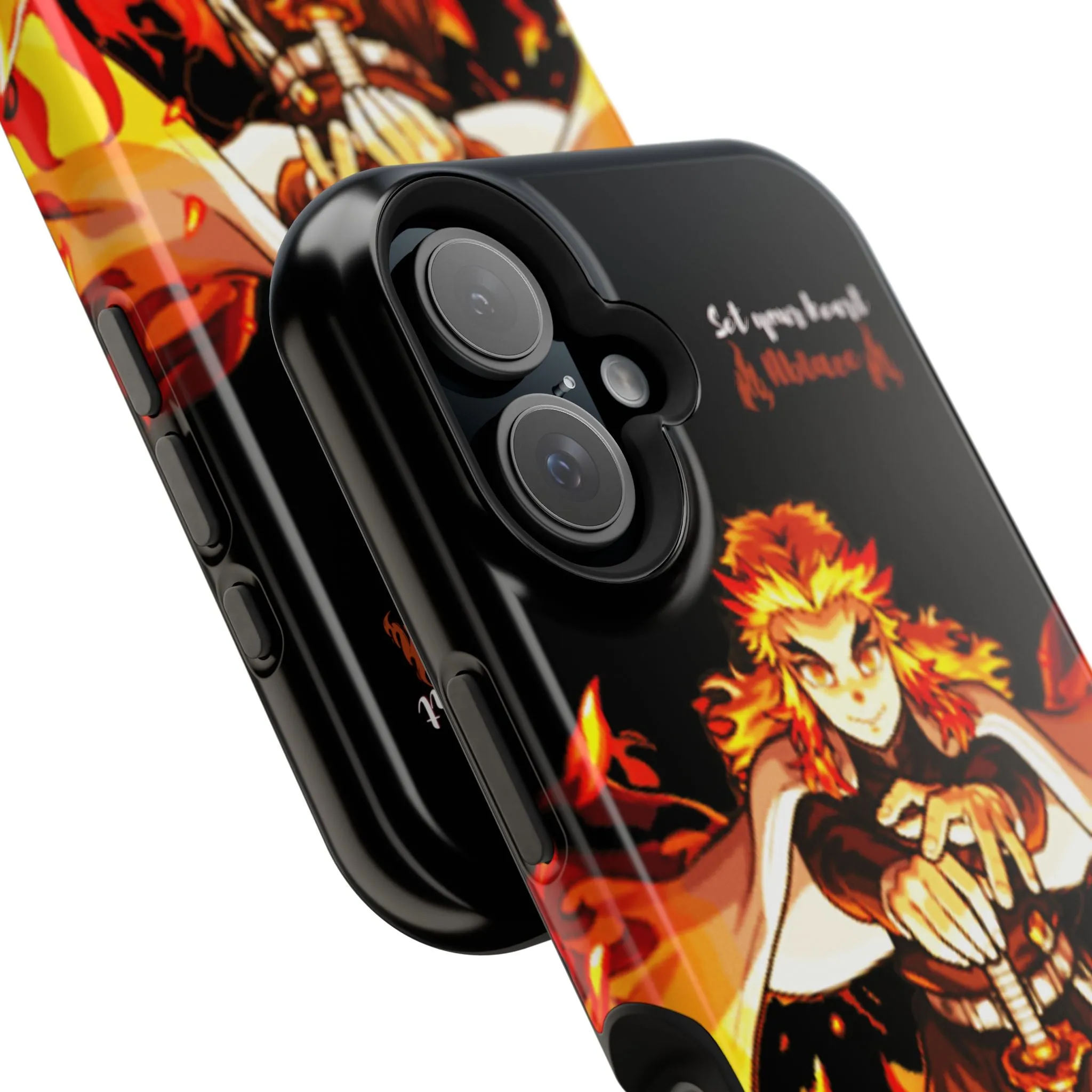 Phone Case - Rengoku Set Your Heart Ablaze
