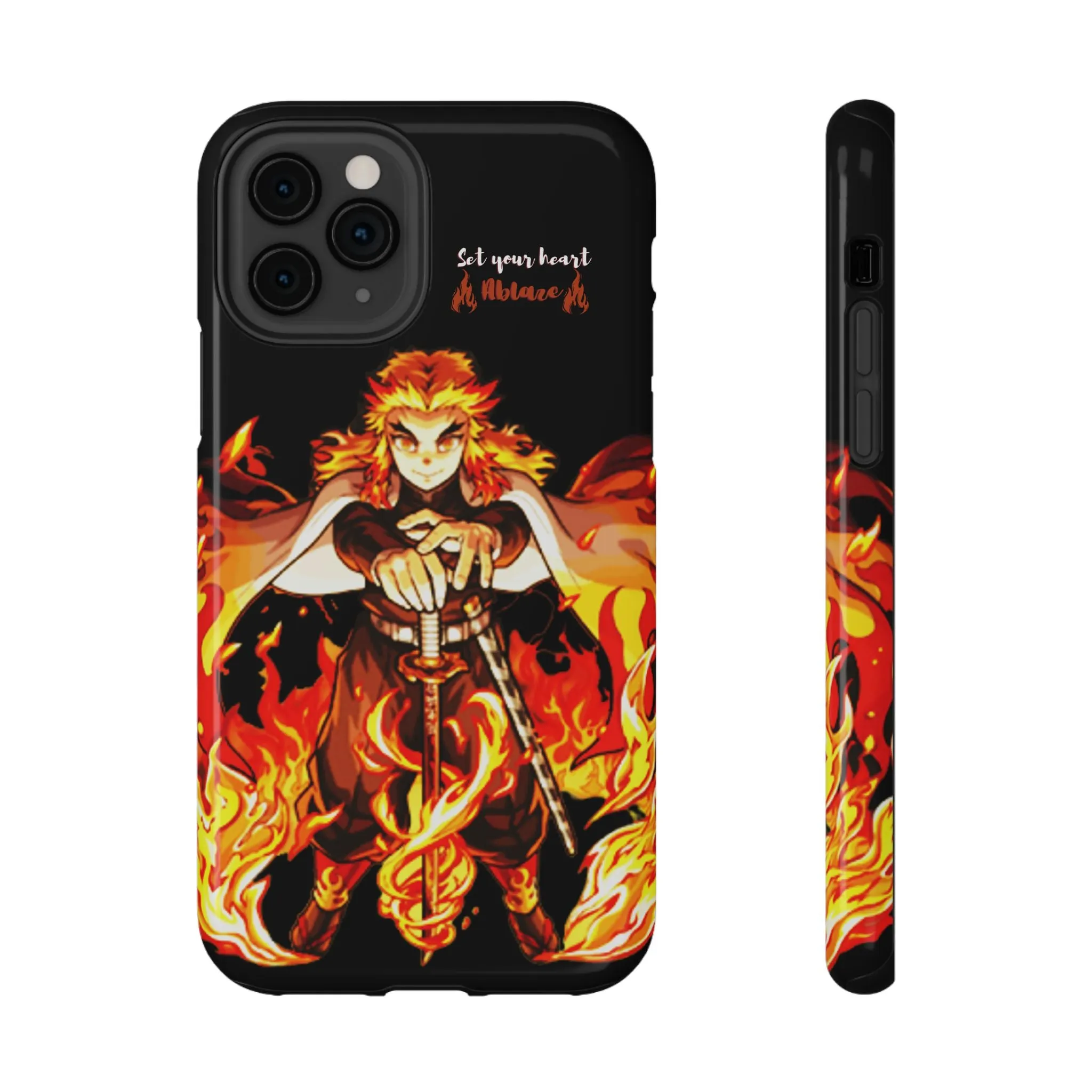 Phone Case - Rengoku Set Your Heart Ablaze
