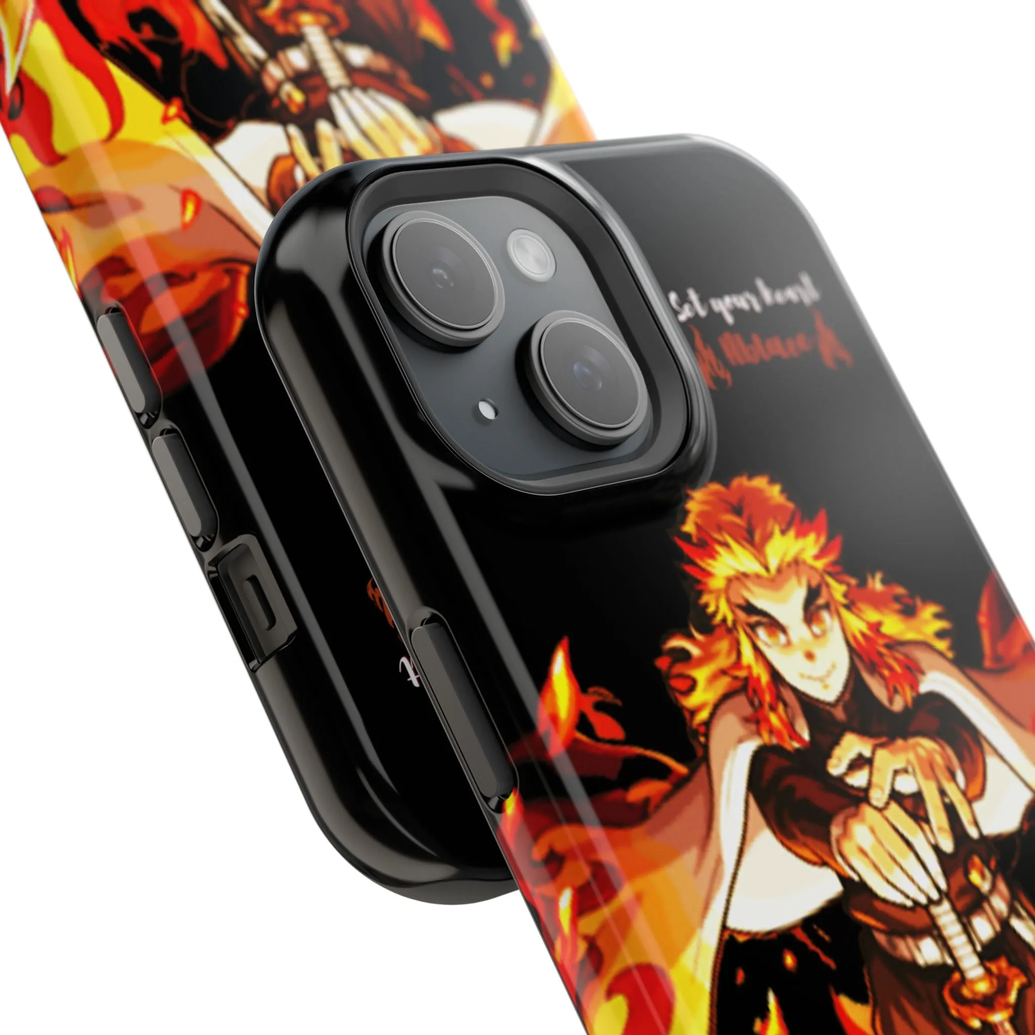 Phone Case - Rengoku Set Your Heart Ablaze