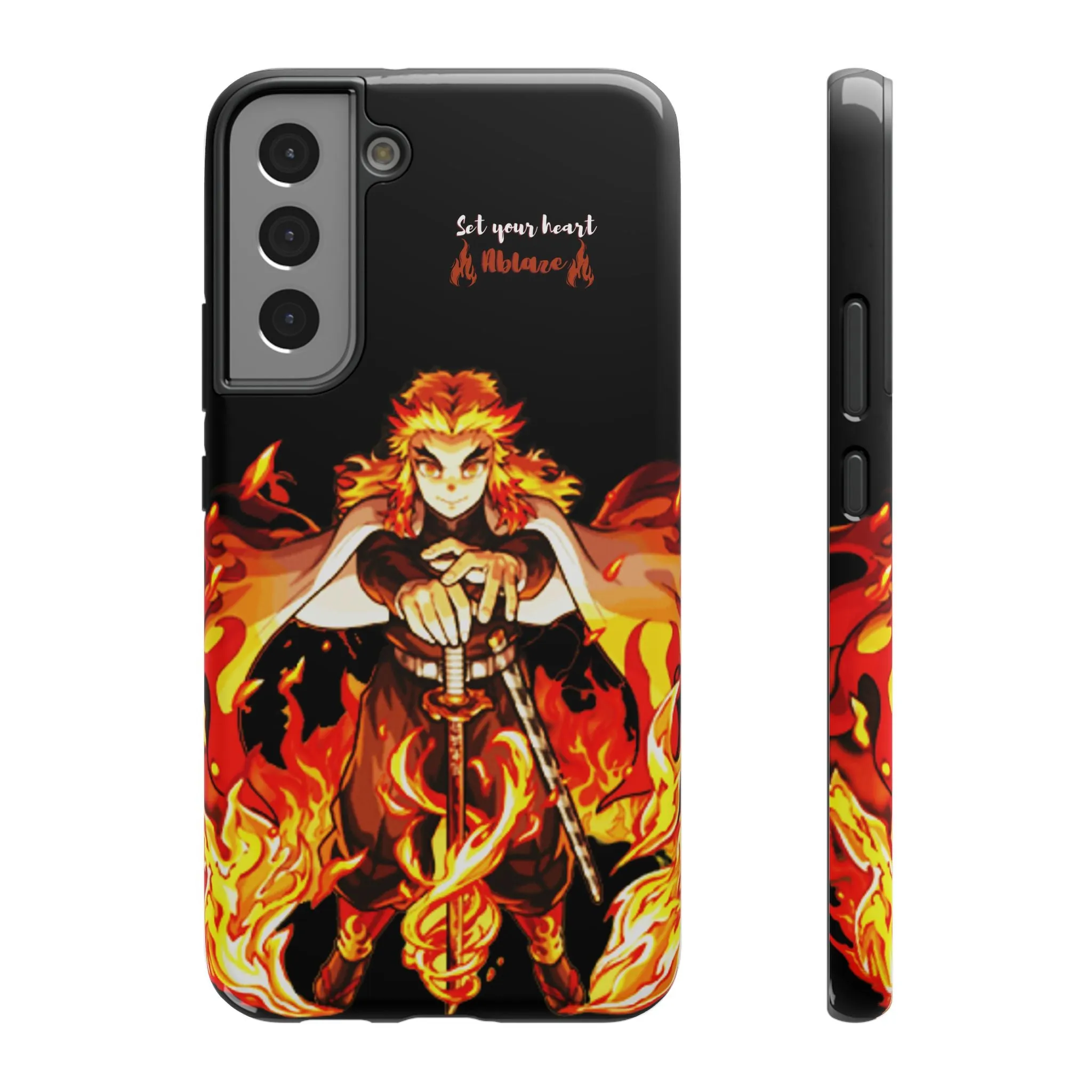 Phone Case - Rengoku Set Your Heart Ablaze