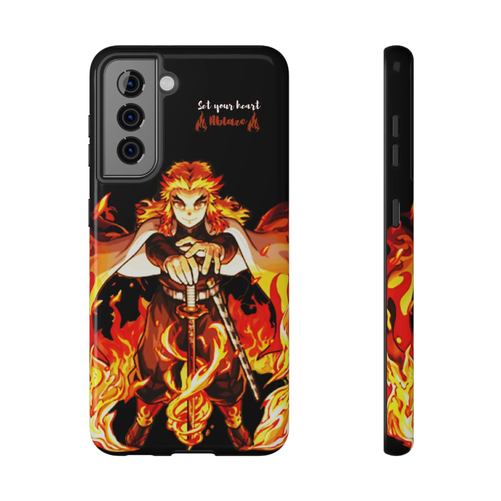 Phone Case - Rengoku Set Your Heart Ablaze