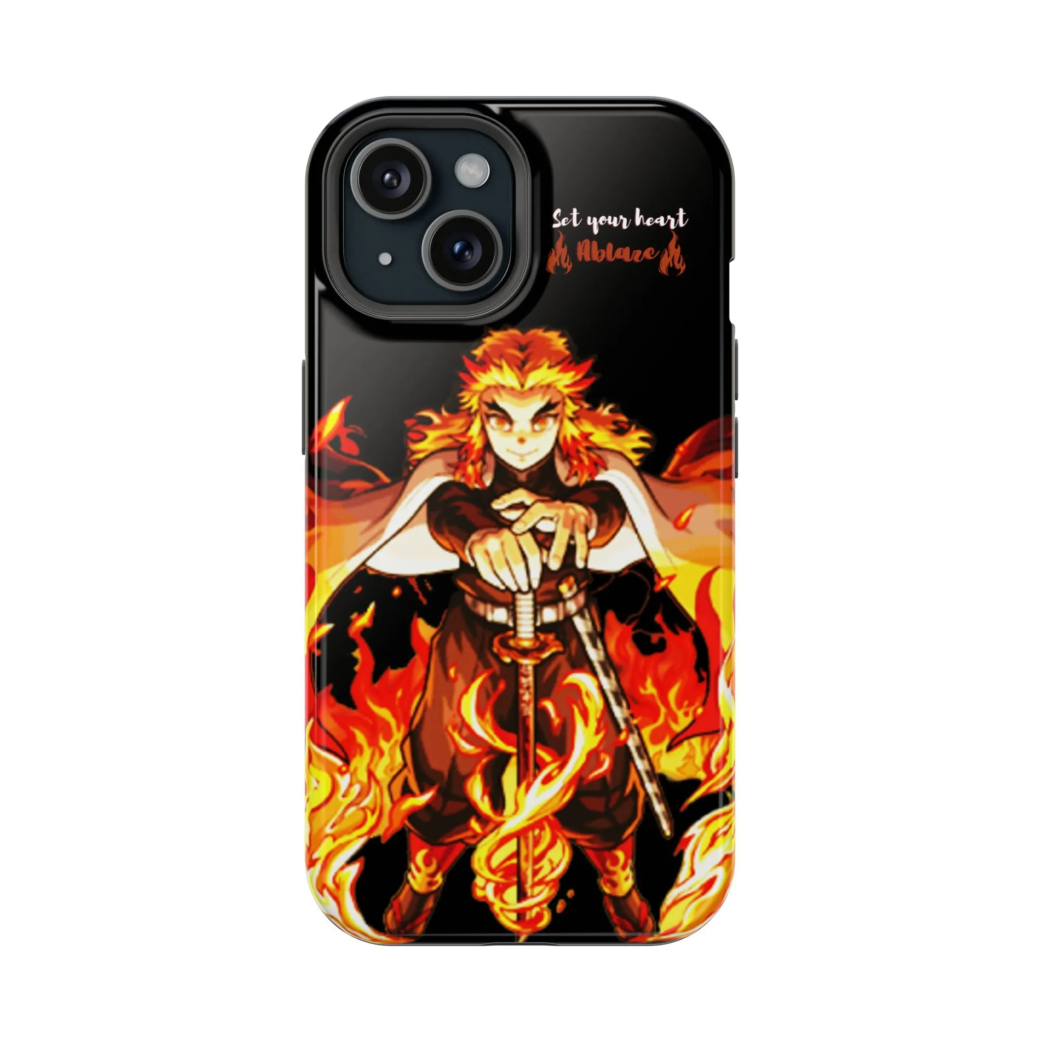 Phone Case - Rengoku Set Your Heart Ablaze
